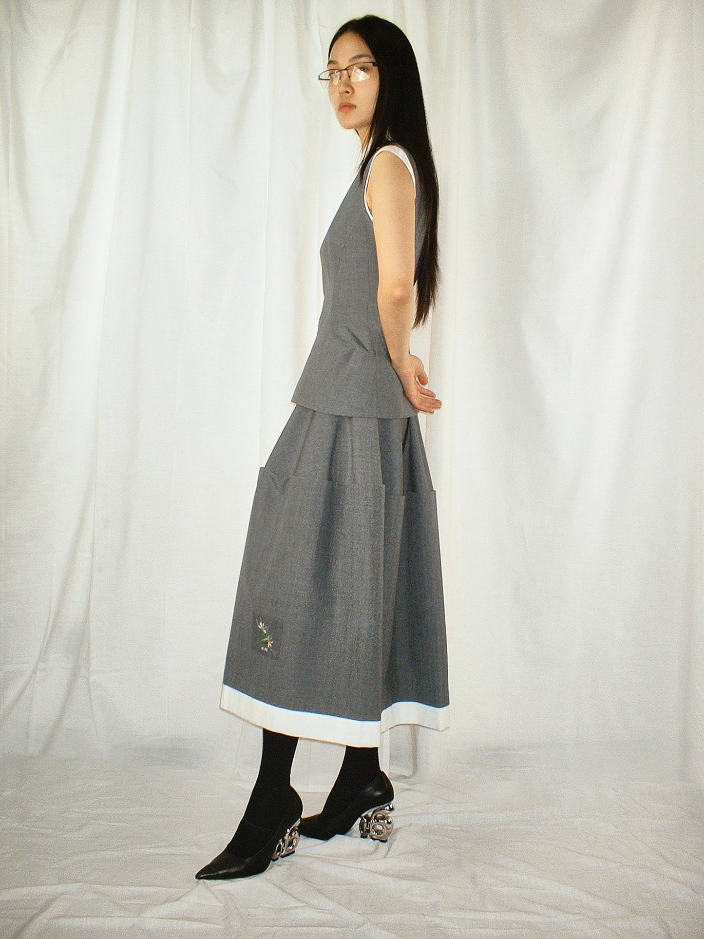 Grey Thurman top