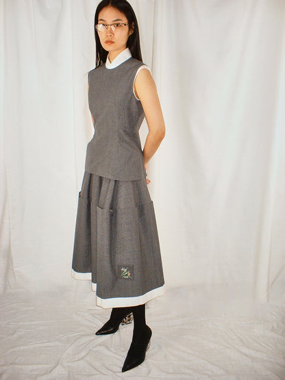 Grey Thurman top