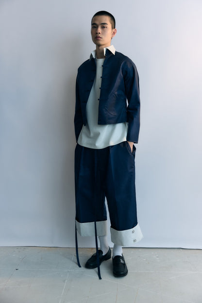 Navy Tang Shirt Jacket