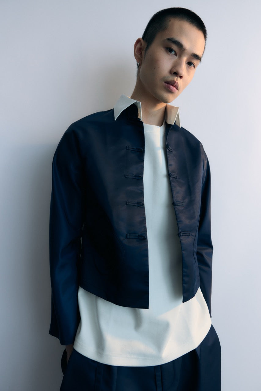 Navy Tang Shirt Jacket