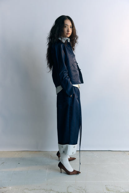 Navy Tang Shirt Jacket