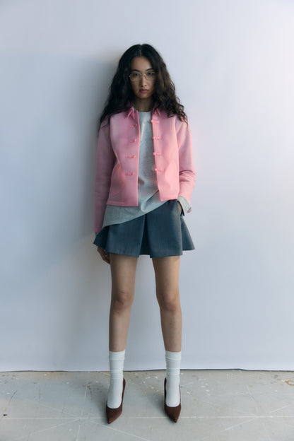 Pink Tang Shirt Jacket