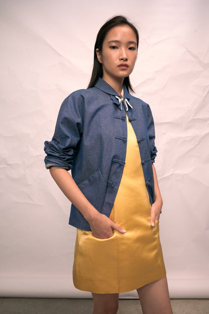 Blue Denim Tang Shirt Jacket