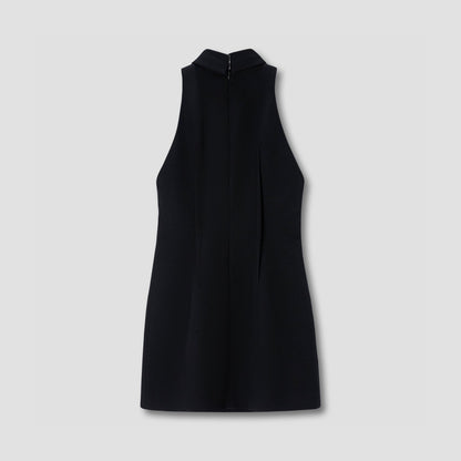 Black Butterfly Collar Dress