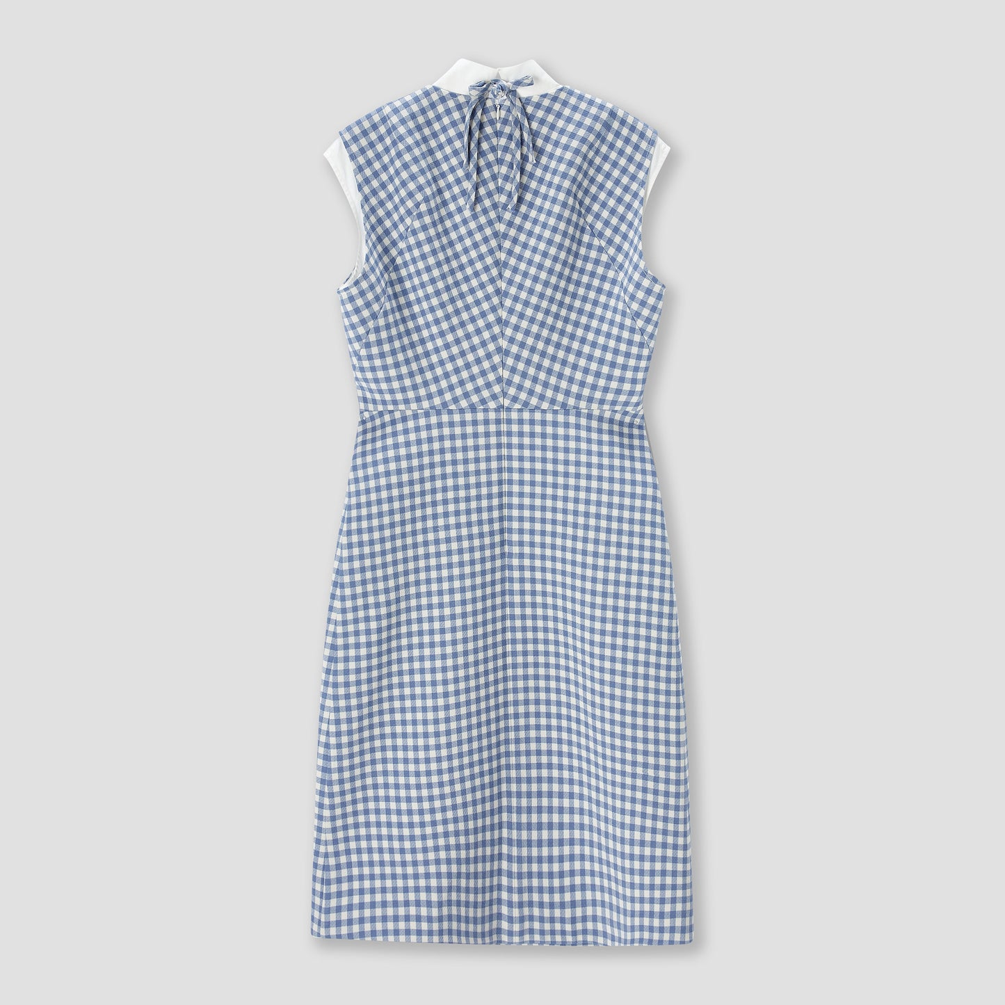 Gingam check Thurman midi dress