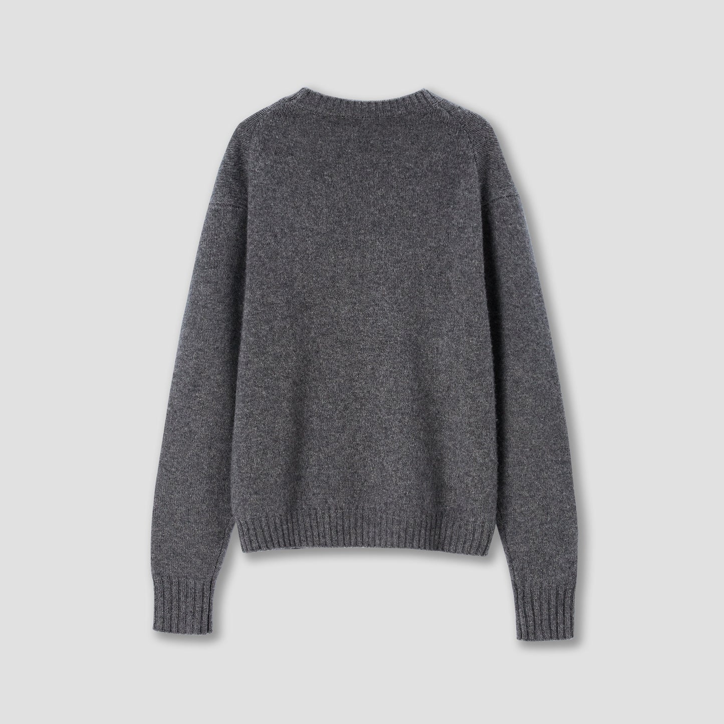 Grey Cat punch needle knit pullover