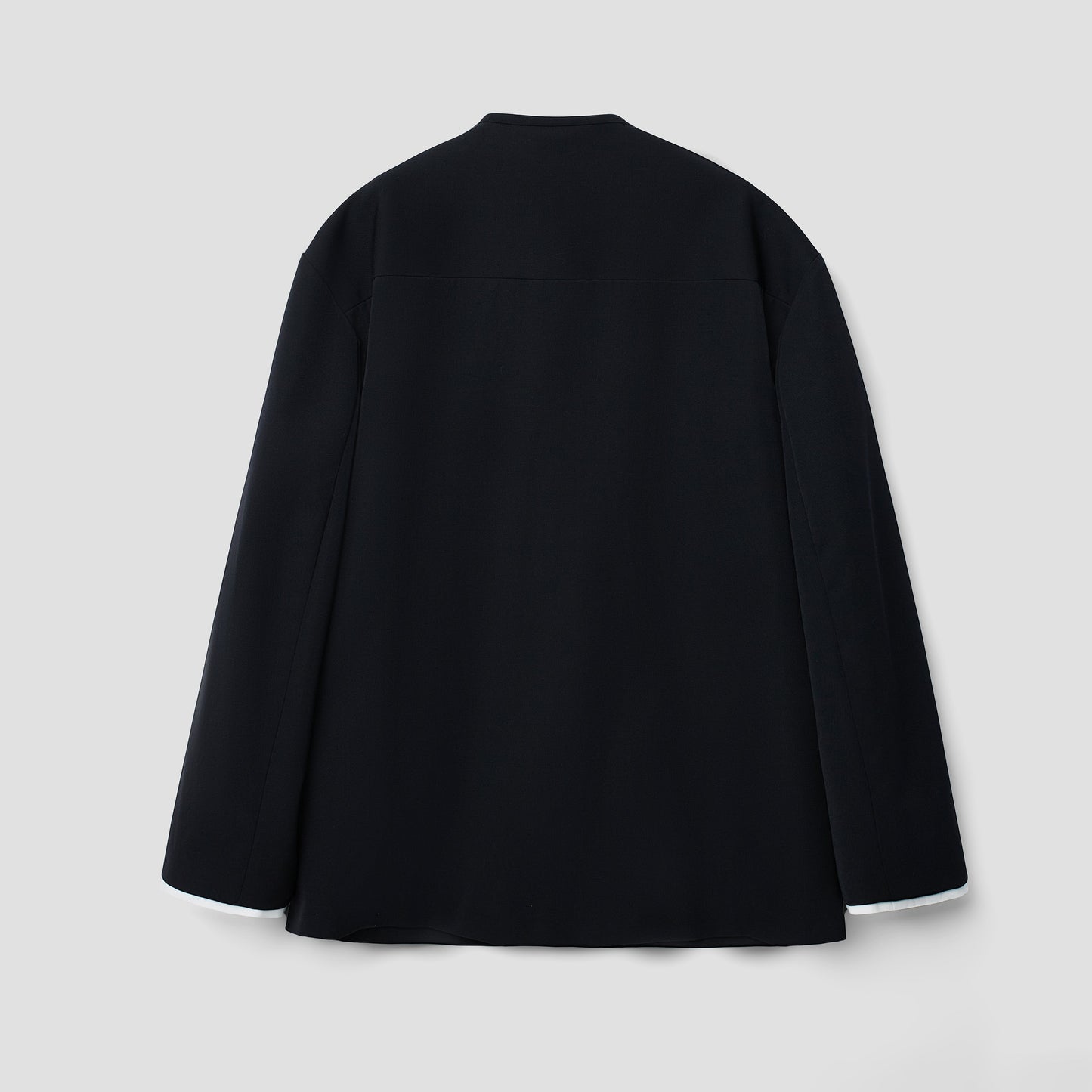 Black Round collar jacket