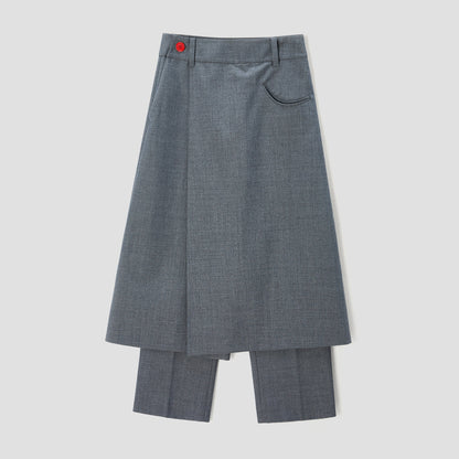 Grey Mandarin style Culottes