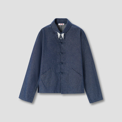Blue Denim Tang Shirt Jacket