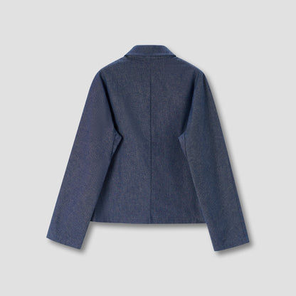 Blue Denim Tang Shirt Jacket