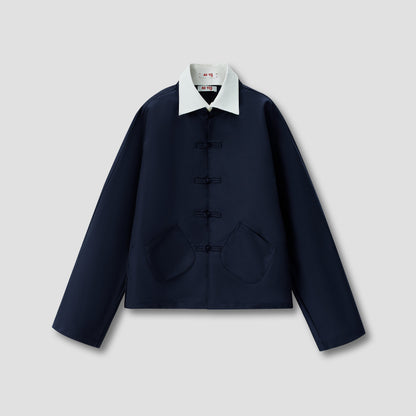 Navy Tang Shirt Jacket