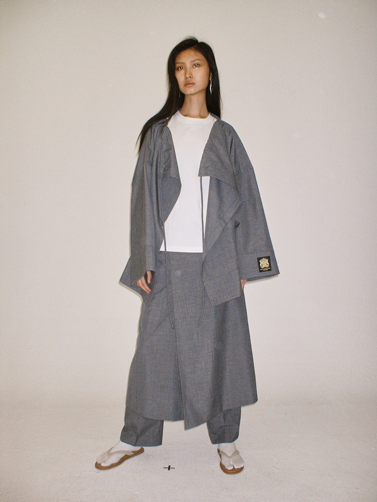 Grey Mandarin style Culottes