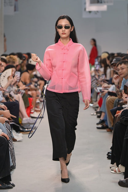 Pink Tang Shirt Jacket