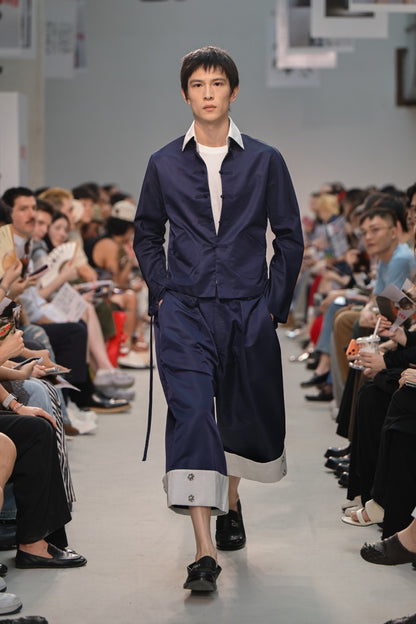 Navy Tang Shirt Jacket