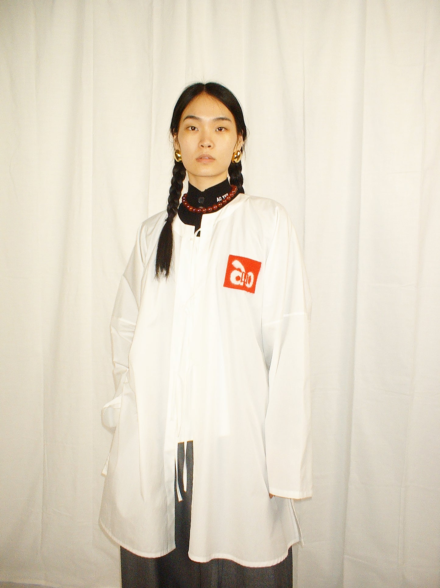 White Chanyi poplin shirt