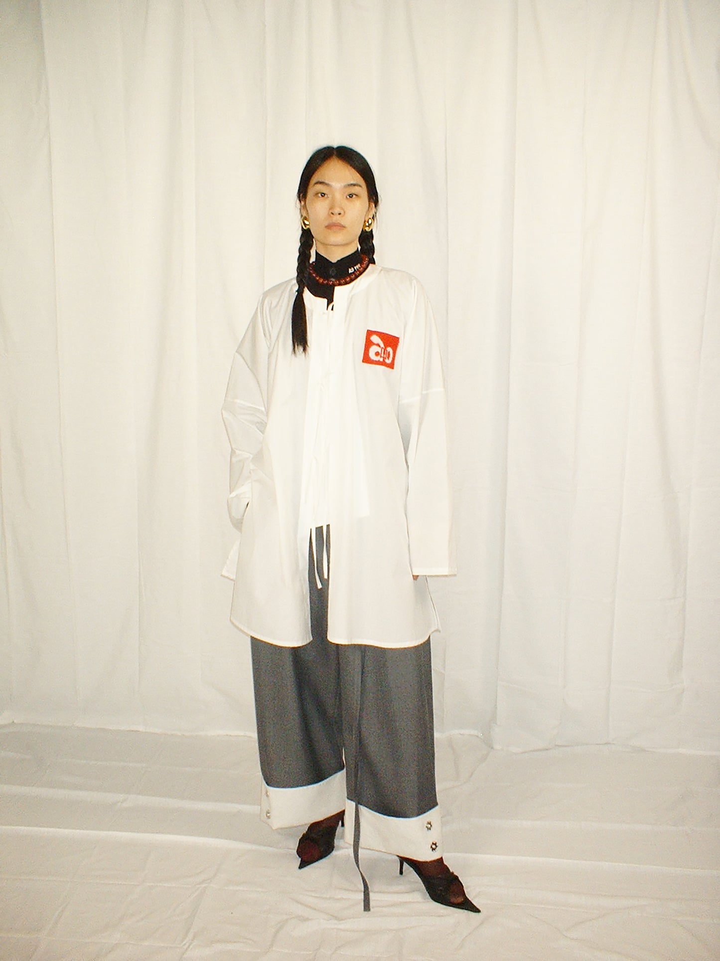 White Chanyi poplin shirt