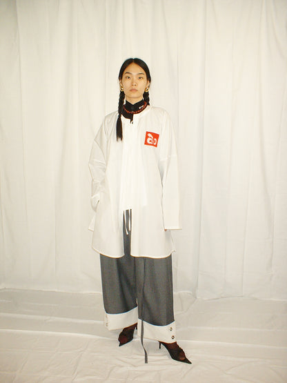 White Chanyi poplin shirt
